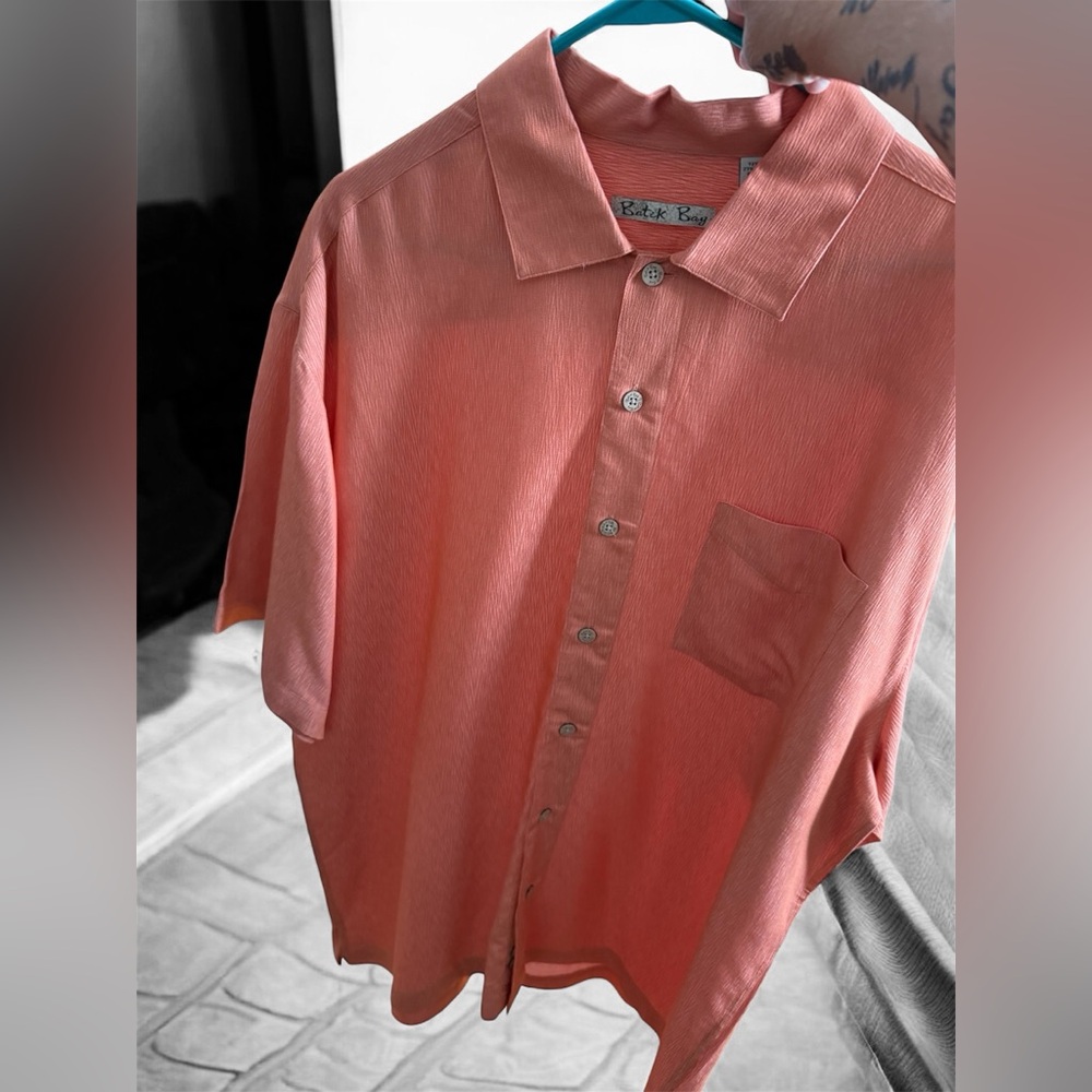 Robert Barakett Peach Casual Shirt